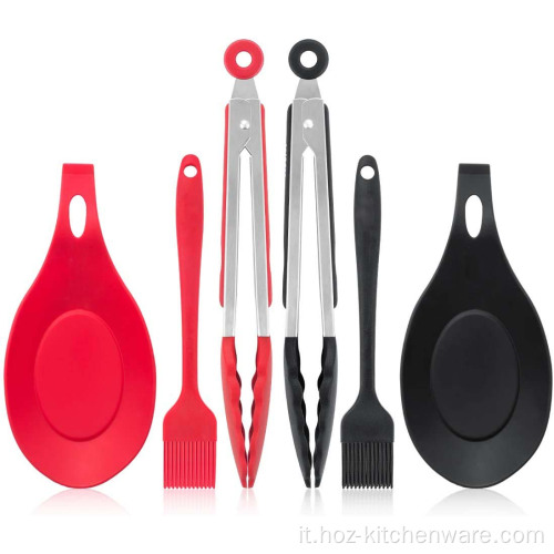 Set di utensili da cucina in silicone